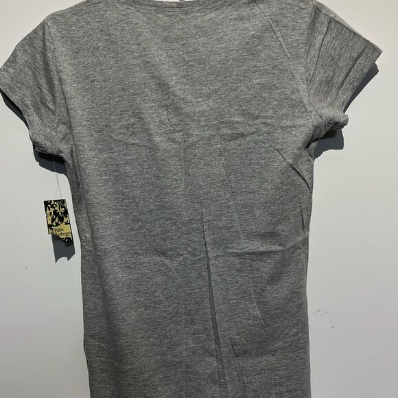 Palm Harbour Women's Gray Sequined V-Neck Short Sleeve T-Shirt Petite Small NWT - Picture 10 of 12
